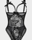 Crotchless Lace Mini Bodysuit