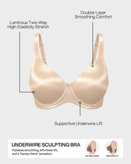 Full-Coverage Seamless Bra