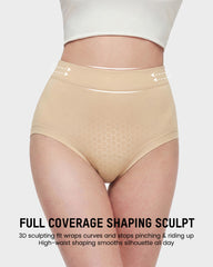 Seamless High-Waist Full Coverage Cotton Panty(5 pack)