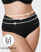 High-Rise Seamless Thong Panty(3 Pack)