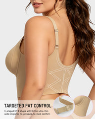 Anti-Gravity™ Zip-Front Shaping Longline Bra