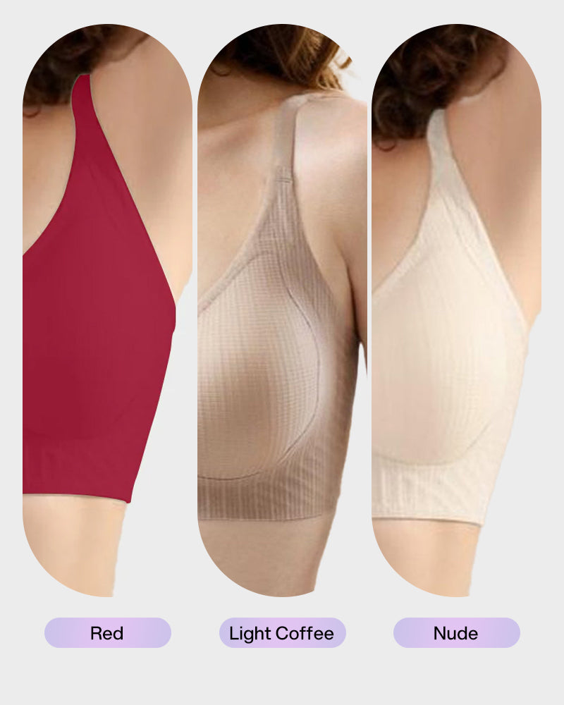 Anti-Sagging Jelly Lift Wireless V-Neck Luxe Bra Secondary image