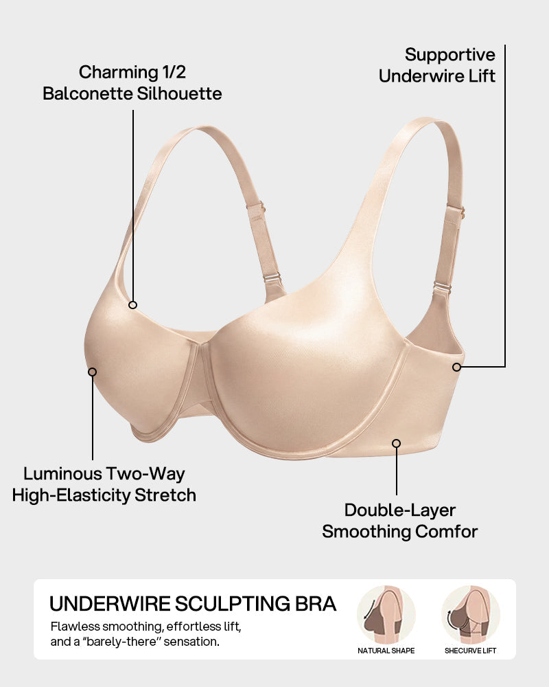 Cloud Satin Balconette Bra Secondary image