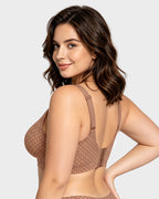 Shevrelle Bras for Women Supportive Wireless Push Up Bra Full Coverage Jelly Support No Underwire Seamless Plus Size Comfortable Bra