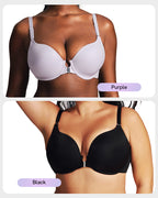 Front Closure Push-Up Lift Bra