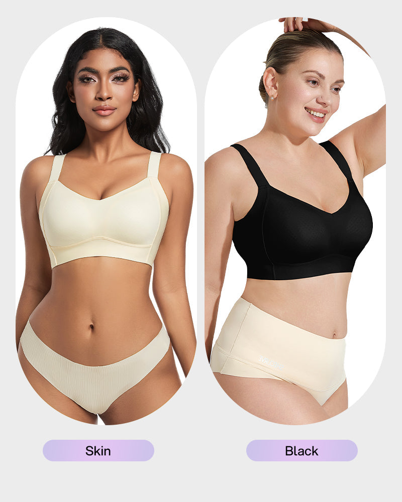 Full Coverage Longline Smoothing Bra Secondary image
