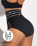 High-Waist Seamless Lace Shaping Panty (3 Pack)