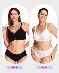 Mesh Crossover Wireless Lift Bra