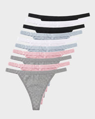 No-Show Seamless Cotton Thong(5 pack)