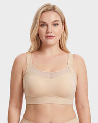 No-Spill Full Coverage Seamless Support Bra
