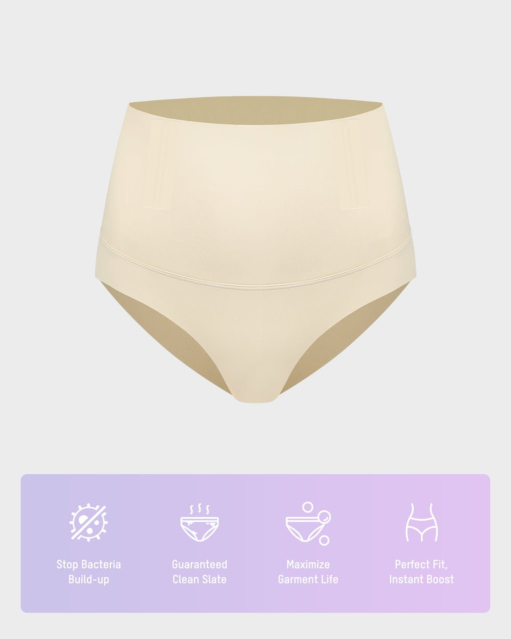 High Waist Seamless Tummy Control Panties (5 Pack)
