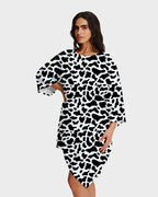 Plus Size Ultra-Soft Oversized Shirt Sleepwear with Pockets