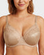 Plus-Size Pearl Shimmer Lace Minimizer Bra