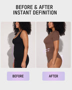 Seamless Round Neck Short Sleeve Bodysuit