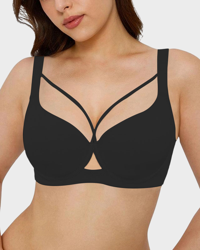Underwire Round-Shaping Push Up Minimizer Sexy Bra Main image