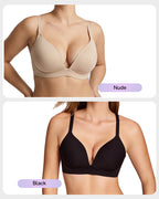 Wireless Deep V Invisible Lift Bra