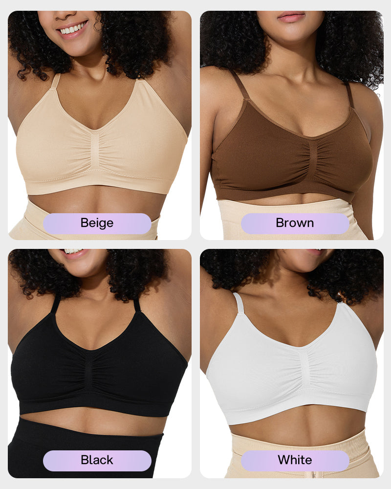 Women's Full Coverage Non-Padded Wireless Sculpt Bra Secondary image