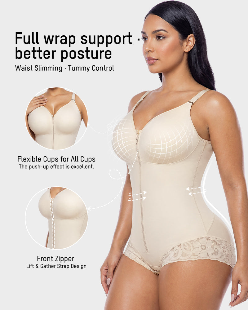 Zip Up Sculpting Bodysuit Secondary image