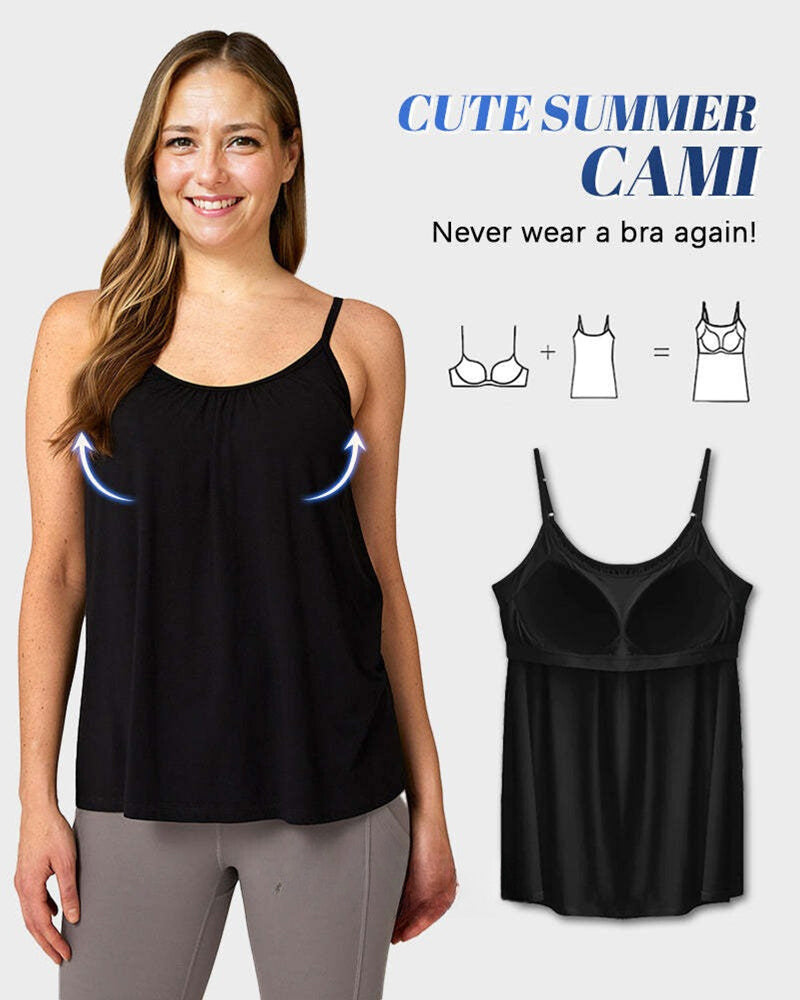 Women's Fly Free Cooling Cami with Built-in Bra
